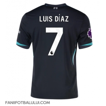 Liverpool Luis Diaz #7 Tricou Fotbal Replică 2024-25 Barbati Deplasare